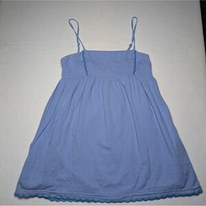 Urban Outfitters Light Blue Cotton Sundress | Spaghetti Strap | Small